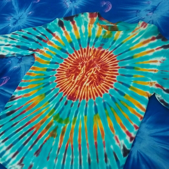 Hanes Other - Psychedelic Tie-Dye Shirt, Long Sleeve, Phish